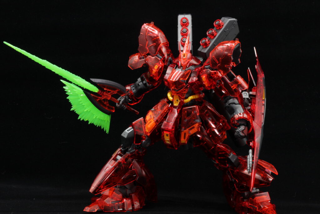 RG 1/144 サザビー [クリアカラー] ガンダムベース限定 素組レビュー素