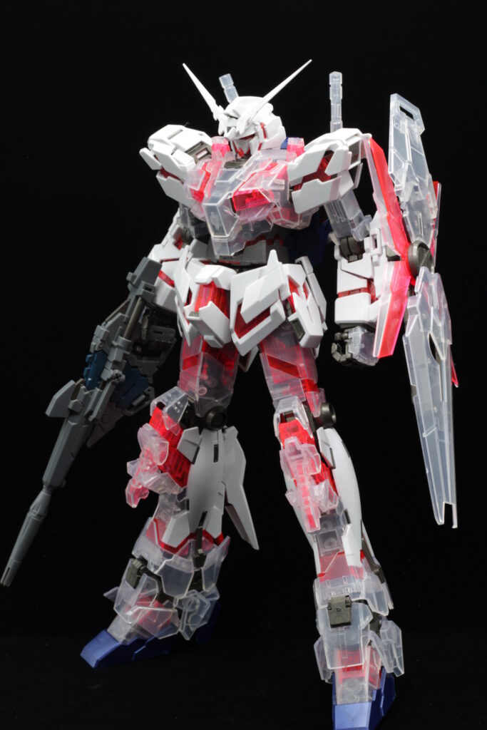 MG ユニコーンガンダム ソリッドクリアスタンダード 一番くじ 素組レビュー 素組代行│くらくらプラモブログ