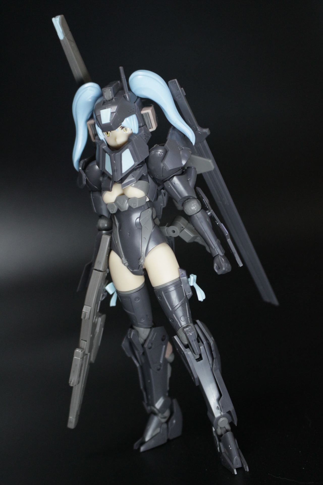 フレームアームズ・ガール 影虎を組みました 素組+ゲート処理│くらくらプラモブログ