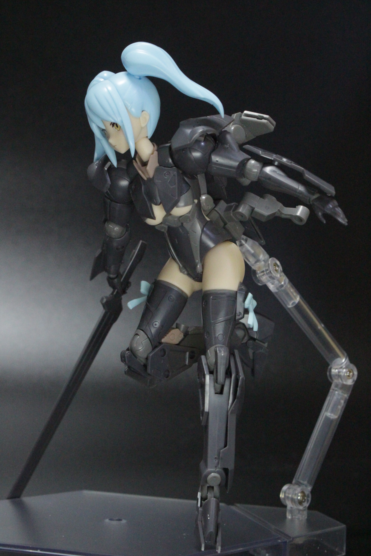 フレームアームズ・ガール 影虎を組みました 素組+ゲート処理│くらくらプラモブログ