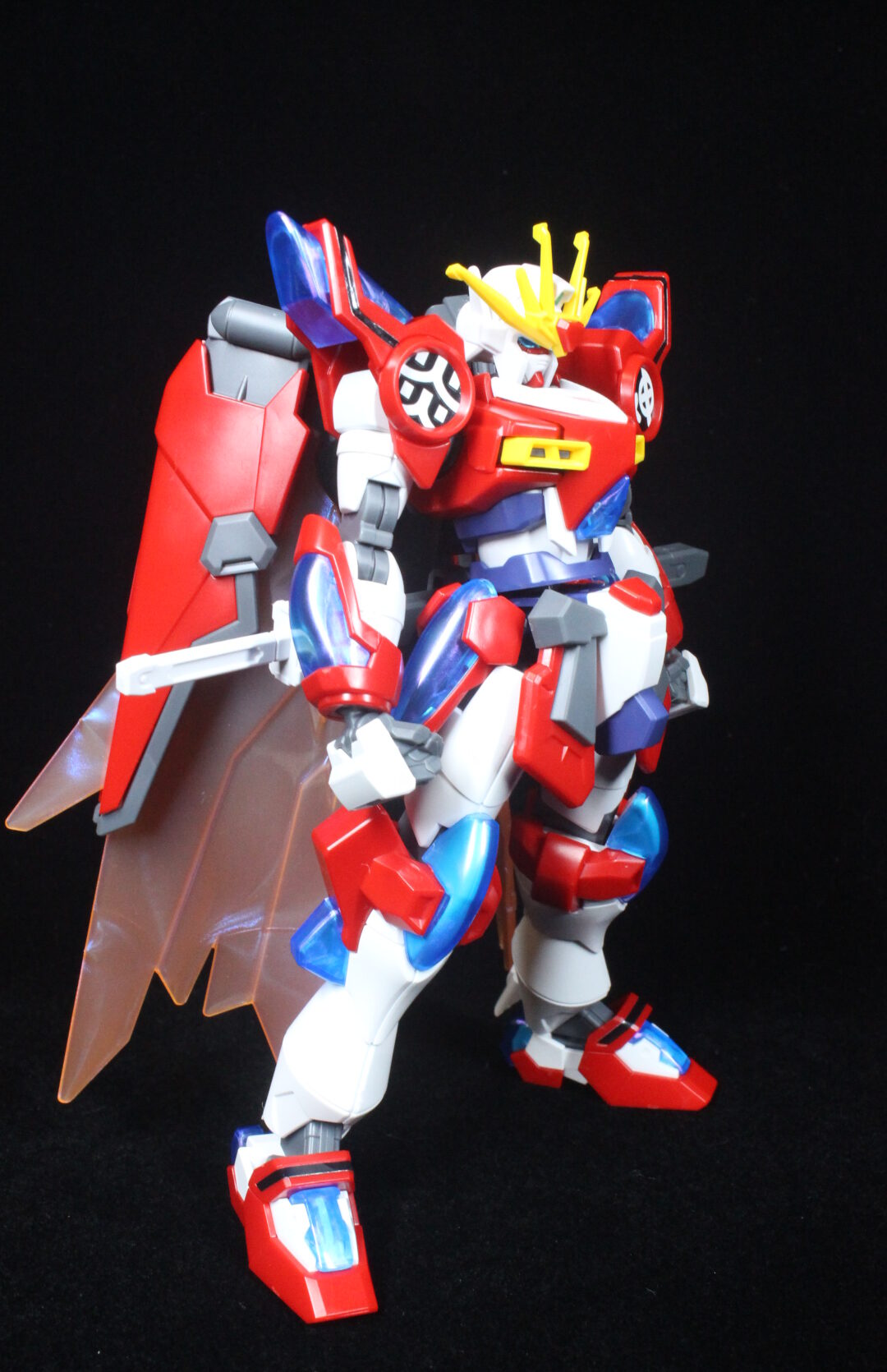 HG 1/144 神バーニングガンダム サンプル素組紹介│くらくらプラモブログ