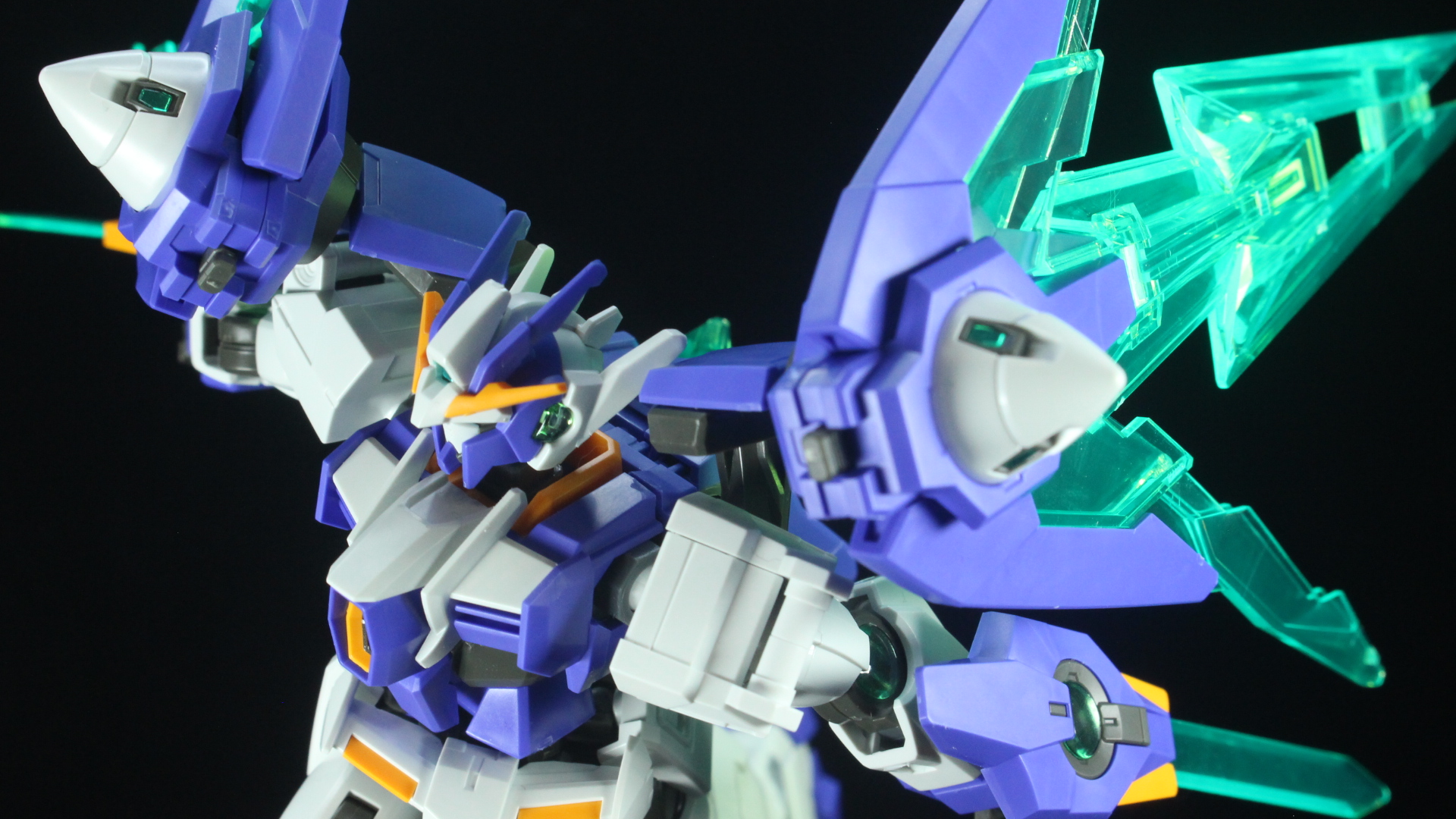 s*o様 HG ガンプラ 作品名「ガンダムオーディーン」改造 全塗装 ミキシング