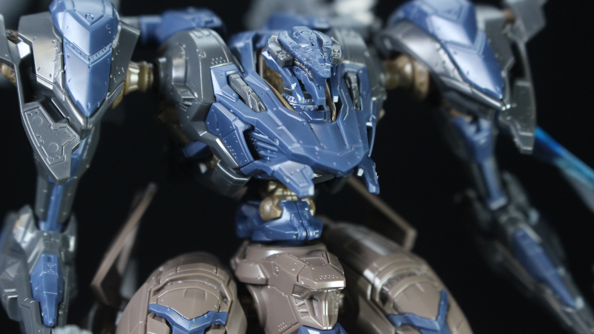 30MM ARMORED CORE VI スティールヘイズ 組み立て塗装完成品 AC6] Modifying and painting a 30mm Steel Haze plastic model. It's