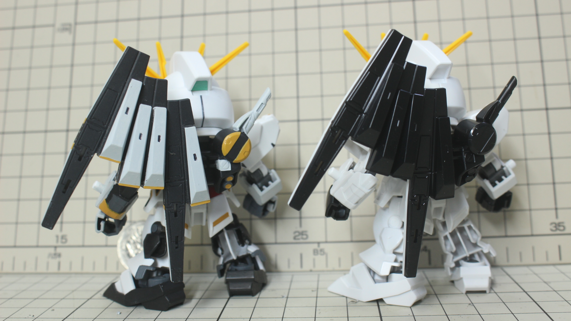 ガンプラ全塗装完成品νガンダム（SD EXスタンダード） SDガンダム EXスタンダード νガンダム (SD) (ガンプラ) - ホビー