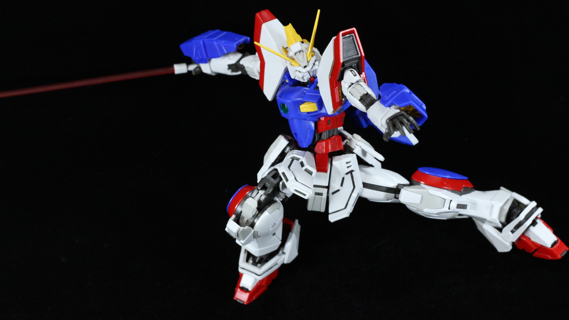 RG シャイニングガンダム 素組完成品 素組画像あり】RG 1/144 シャイニングガンダム プラモ紹介