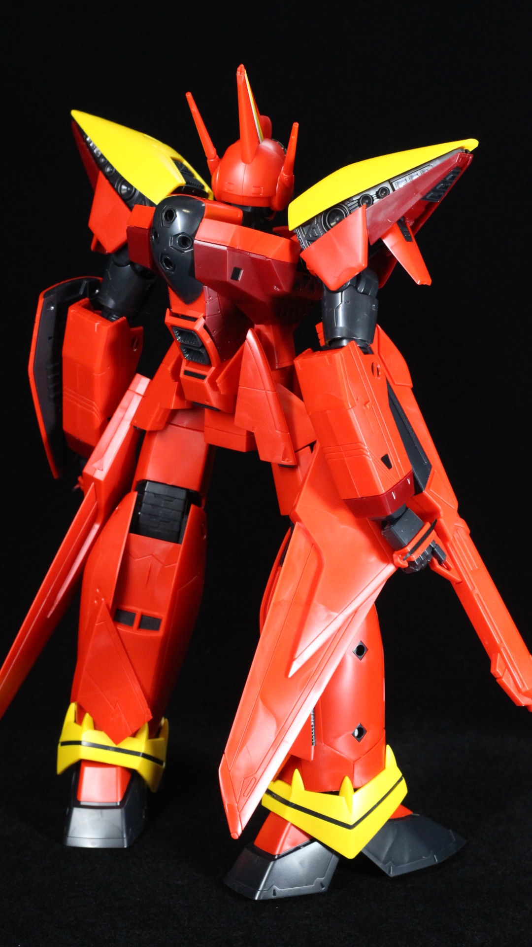 PLAMAXVF-19 CUSTOM FIRE バルキリー バサラスペシャル PLAMAX 1/72 VF-19 Custom Fire Valkyrie (Basara Nekki Unit