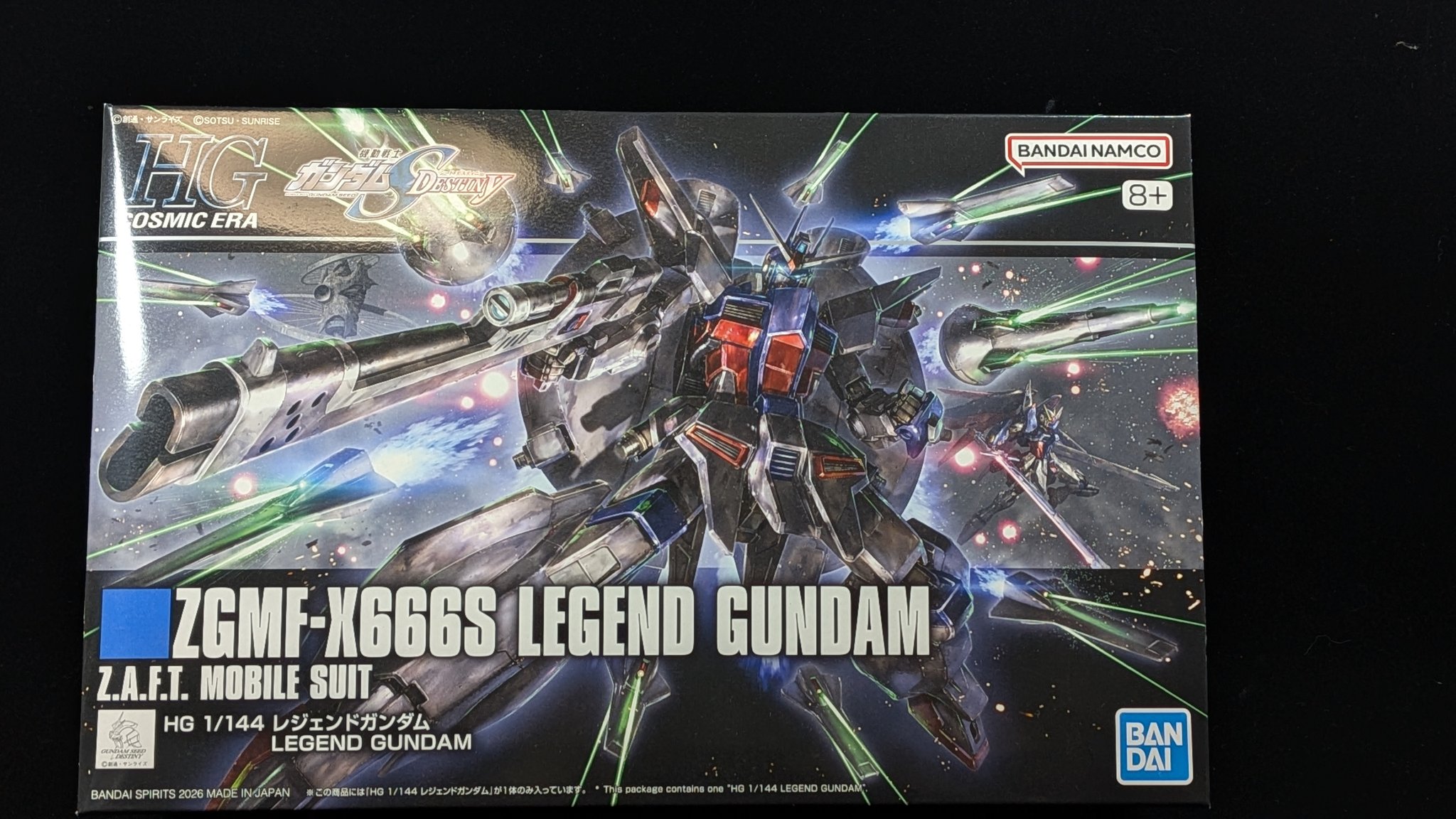 HG レジェンドガンダム 組んでみました（ランナー画像、素組画像あり
