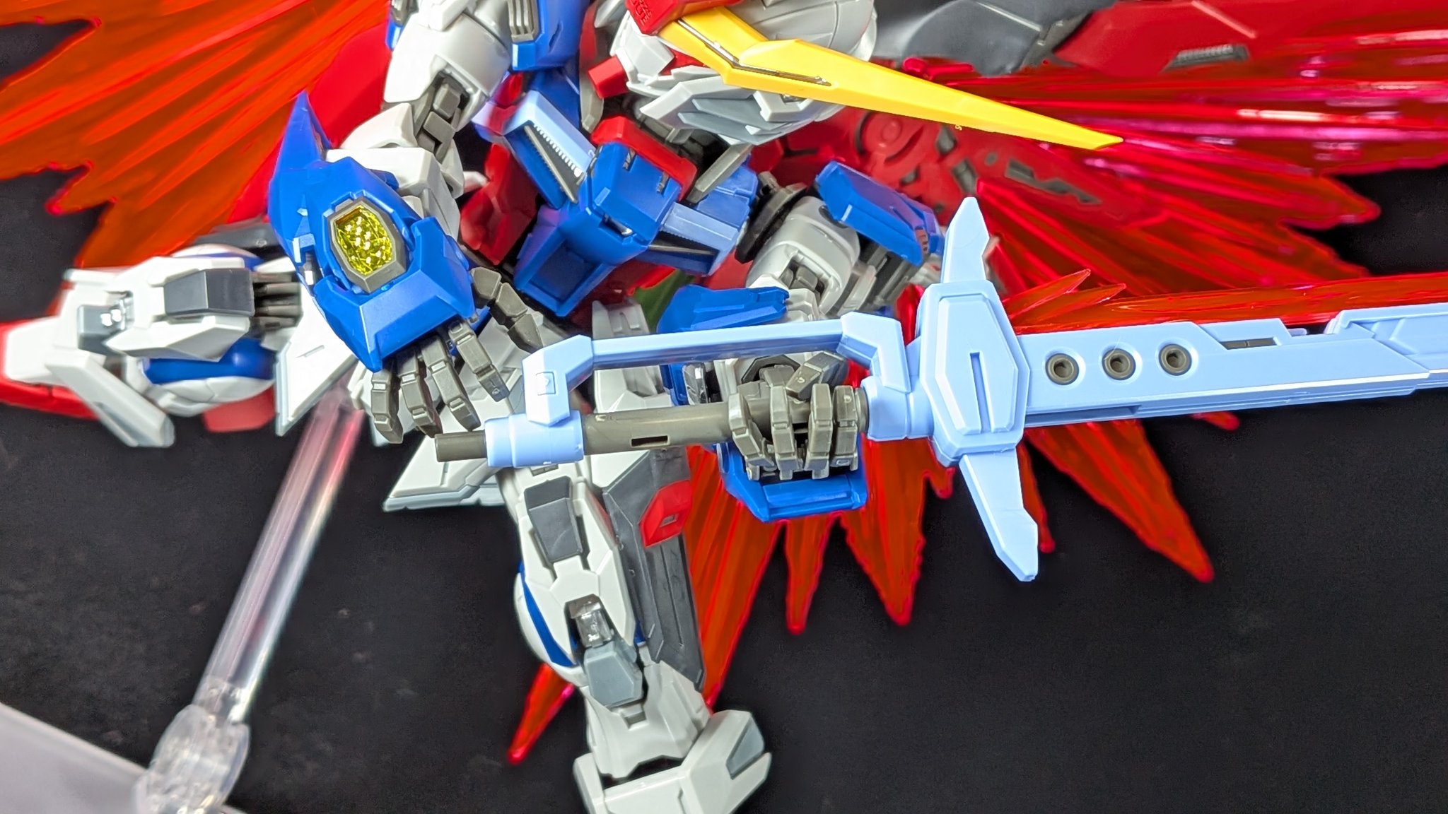 MGSD デスティニーガンダム 組んでみました（ランナー画像、素組画像