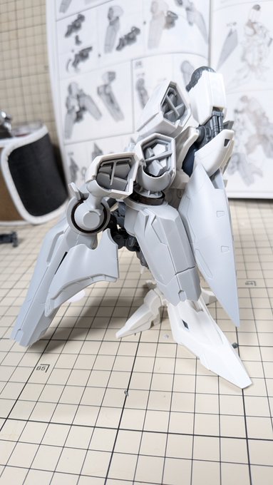 HGアリュゼウス 組んでみました（ランナー画像、素組画像あります