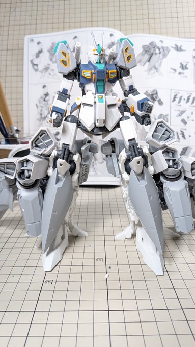 HGアリュゼウス 組んでみました（ランナー画像、素組画像あります